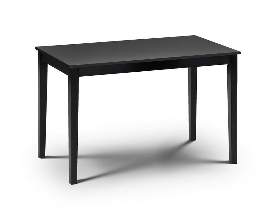 Hudson Dining Table - Black Dining Tables Julian Bowen V2 