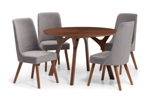 Huxley Round Table Walnut Dining Tables Julian Bowen V2 