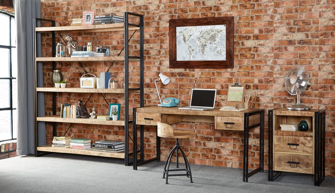 COSMO INDUSTRIAL LARGE OPEN BOOKCASE IHv2 