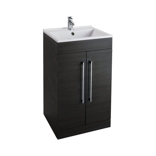 Idon Black 500mm 2 Door Basin Unit Bathroom Furniture Vendor 116 