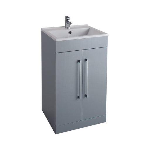 Idon Grey 500mm 2 Door Basin Unit Bathroom Furniture Vendor 116 