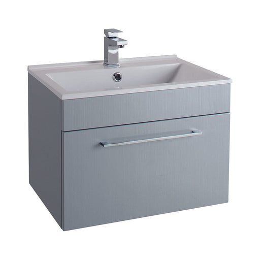 Idon Grey 600mm 1 Drawer Basin Unit Bathroom Furniture Vendor 116 