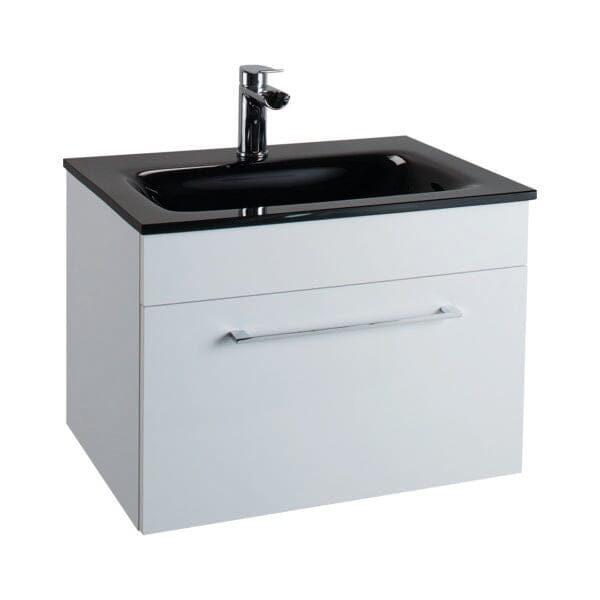 Idon Gloss White 600mm 1 Drawer Basin Unit Bathroom Furniture Vendor 116 