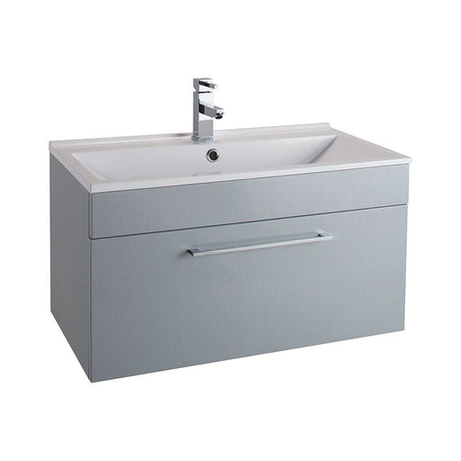 Idon Grey 800mm 1 Drawer Basin Unit Bathroom Furniture Vendor 116 