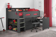 Jupiter Midsleeper Anthracite Bunk Beds Julian Bowen V2 