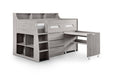 Jupiter Midsleeper Grey Oak Bunk Beds Julian Bowen V2 