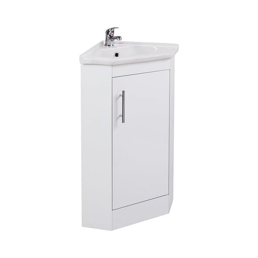 Kass 1 Door Corner Cabinet Unit & Basin Bathroom Furniture Vendor 116 