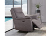 Kent Electric 1 Seater Recliner Fabric - Grey Recliner FP 