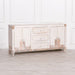 White Distressed Oriental Sideboard Console Table Maison Repro 