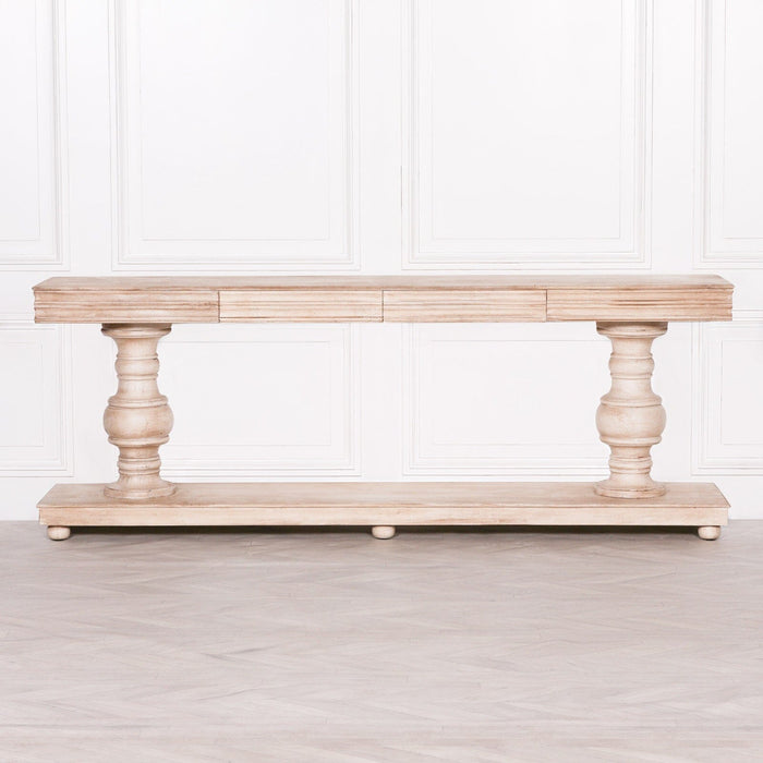 Wooden Console Table With Drawers Console Table Maison Repro 