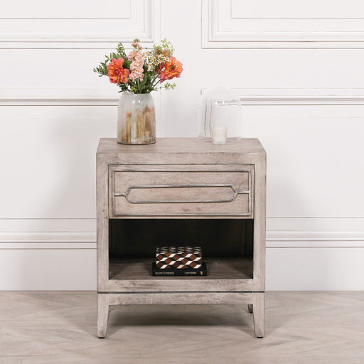 Wooden Bedside With Drawer Bedside Tables Maison Repro 