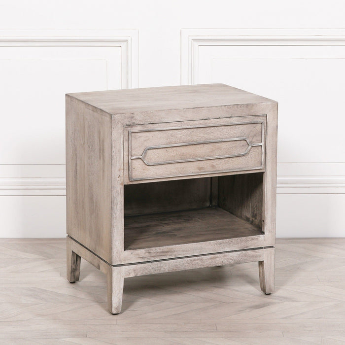 Wooden Bedside With Drawer Bedside Tables Maison Repro 