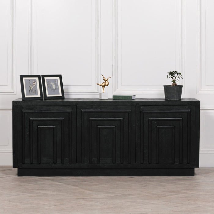 Black Wooden Contemporary Sideboard Sideboard Maison Repro 