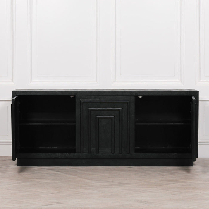 Black Wooden Contemporary Sideboard Sideboard Maison Repro 