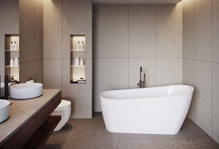 Lucy 1700mm Freestanding Bath (NO TAP LEDGE) Supplier 141 