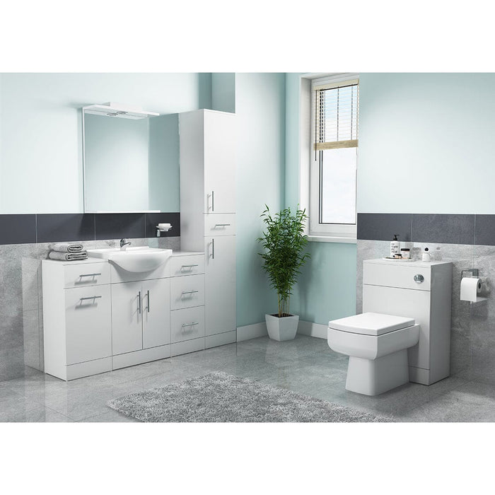 Kass 650mm Unit 2 Door & Basin Bathroom Furniture Vendor 116 