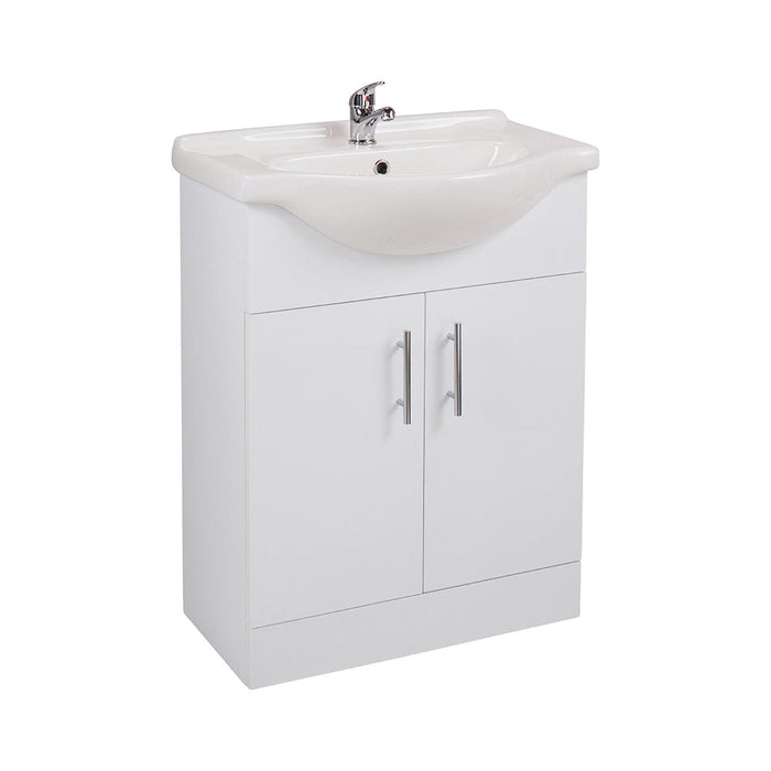 Kass 650mm Unit 2 Door & Basin Bathroom Furniture Vendor 116 