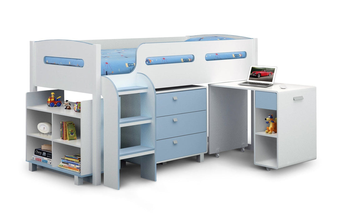 Kimbo Blue Cabin Bed Bunk Beds Julian Bowen V2 