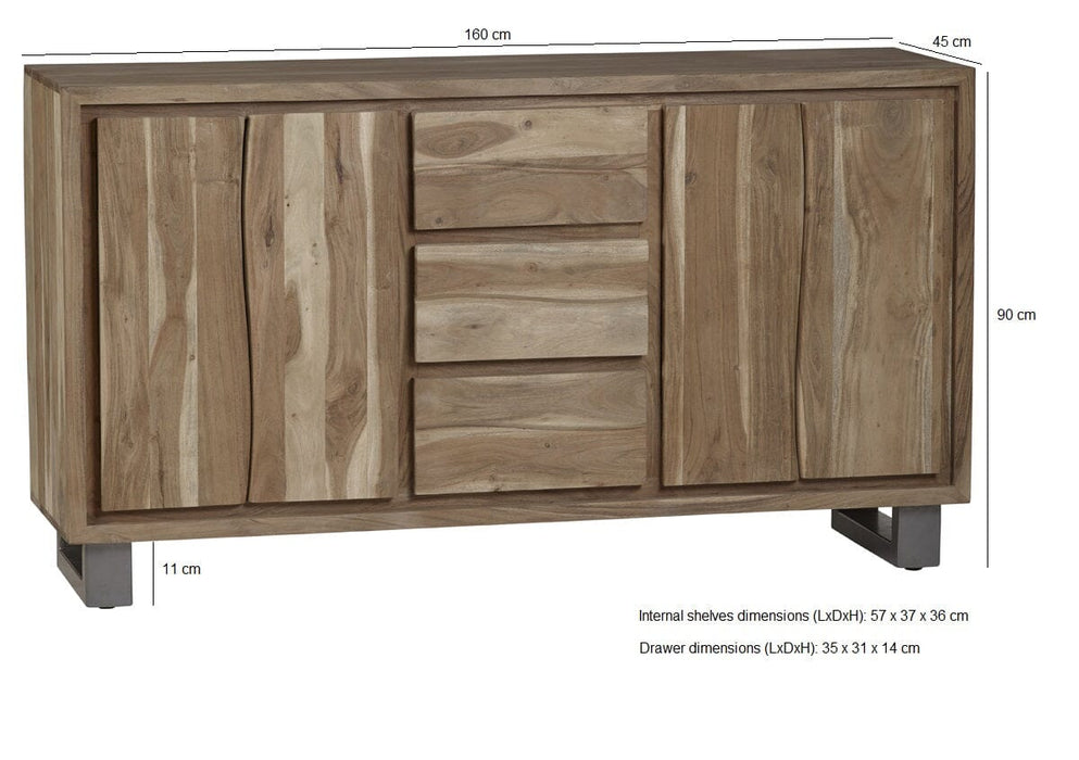 Baltic Live Edge Extra Large Sideboard Baltic Live Edge IHv2 