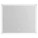 Lotus 100cm Rectangle Framed LED Mirror Matt White Supplier 141 