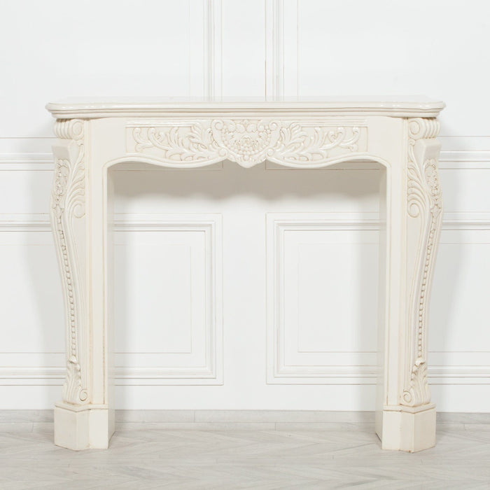 Aged Ivory Carved Fire Surround Fireplaces Maison Repro 