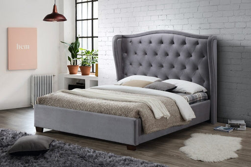 Lauren 4'6" Bed - Grey Bed FP 