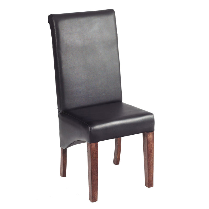 Leather Dining Chair matching our Toko Dark Range Home Centre Direct 