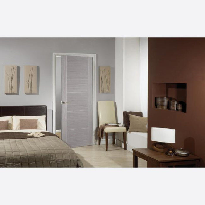 Light Grey Vancouver 5 Panel Door Internal Doors Home Centre Direct 