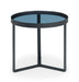 Loft Lamp Table - Smoked Glass Side Table Julian Bowen V2 