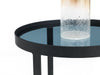 Loft Lamp Table - Smoked Glass Side Table Julian Bowen V2 