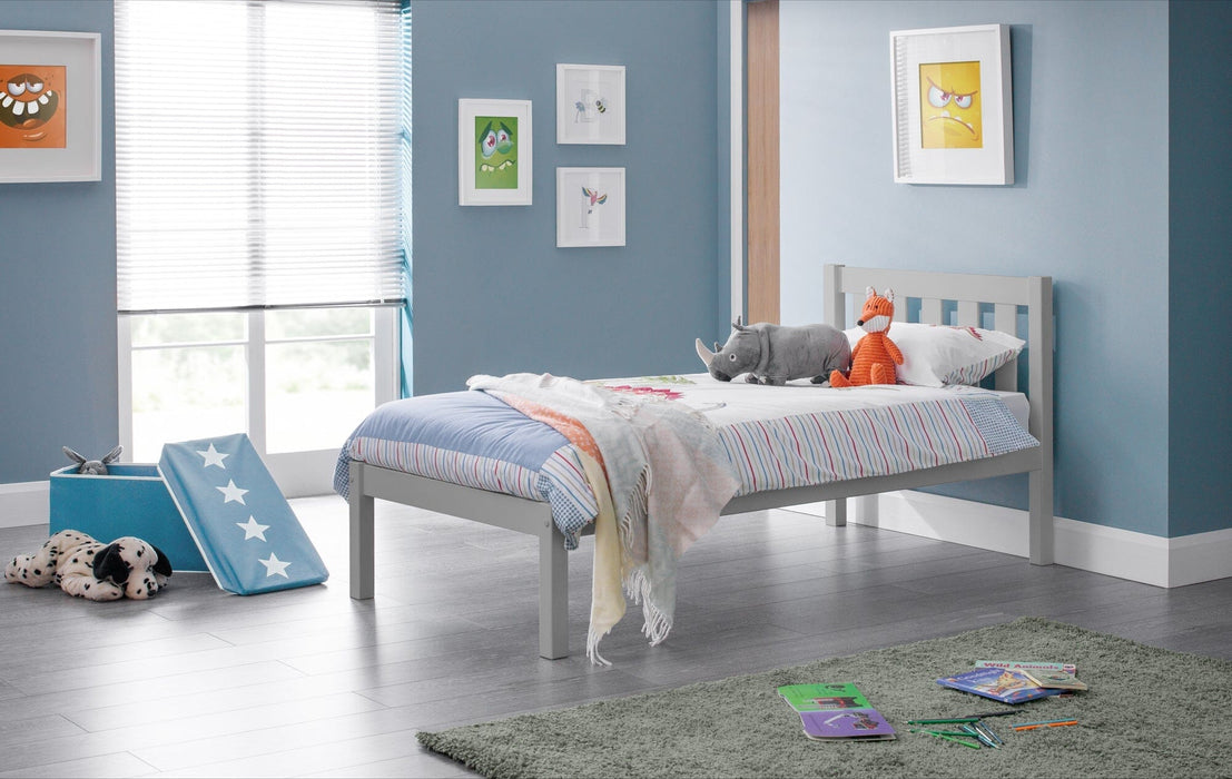 Luna Bed Frame 90Cm Dove Grey Bed Frames Julian Bowen V2 