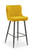 Luxe Velvet Bar Stool - Mustard Bar Stools Julian Bowen V2 