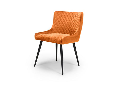 Pair of Malmo Dining Chairs - Burnt Orange Dining Chair FP 