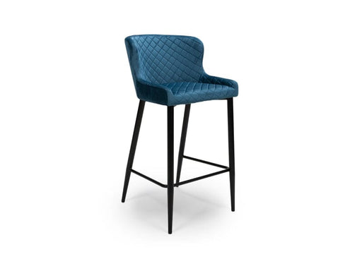 Pair of Malmo Stools - Blue Bar Stools FP 