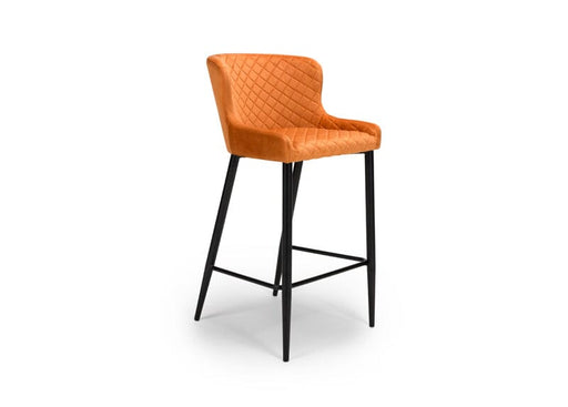 Pair of Malmo Stools - Burnt Orange Bar Stools FP 