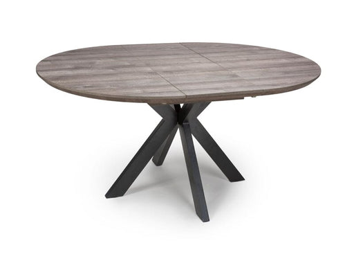 Manhattan Extending Round Table 1200-1600mm - Grey Extending Dining Table FP 