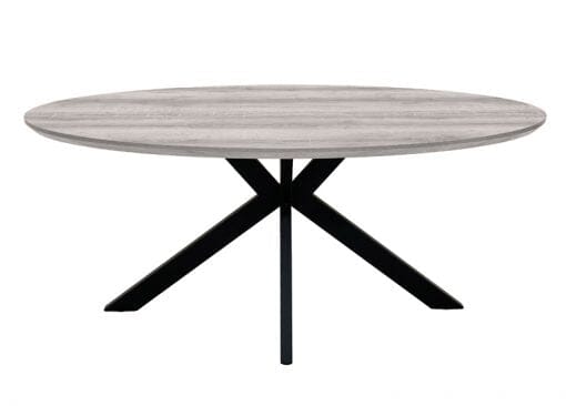 Manhattan Oval Table 1800mm - Grey Dining Table FP 