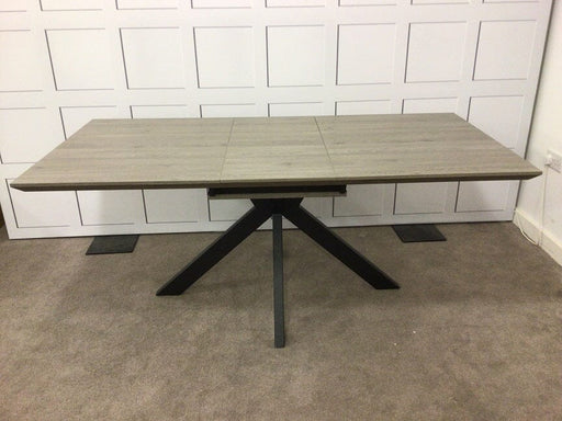 Manhattan Extending Table 1400mm - 1800mm Grey Extending Dining Table FP 