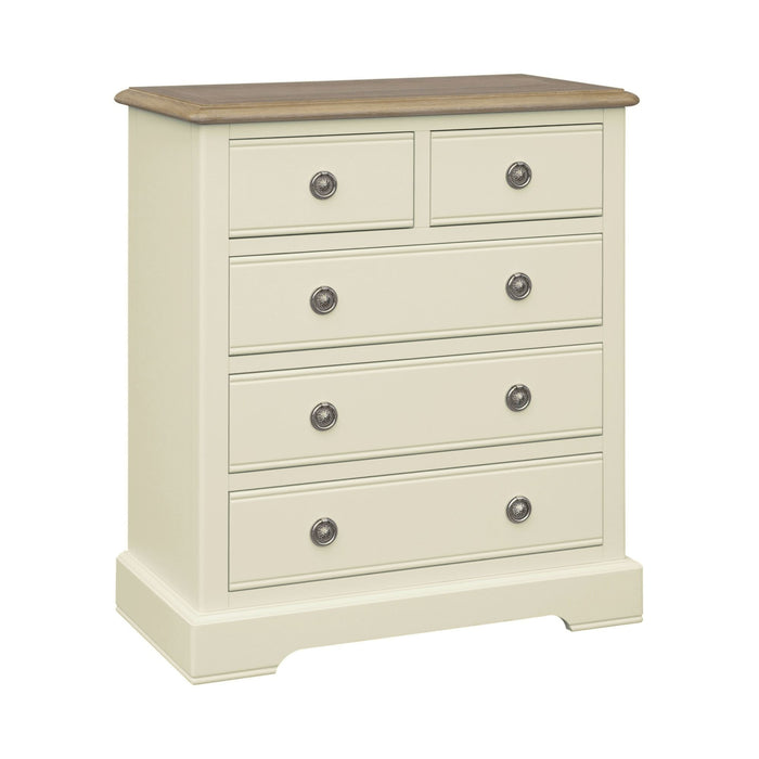 Meghan Oak 3+2 Drawer Chest Chest of Drawers Gannon 