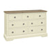 Meghan Oak 4+3 Drawer Wide Chest Chest of Drawers Gannon 