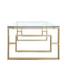 Value Apex Gold Metal Coffee Table Coffee Table CIMC 