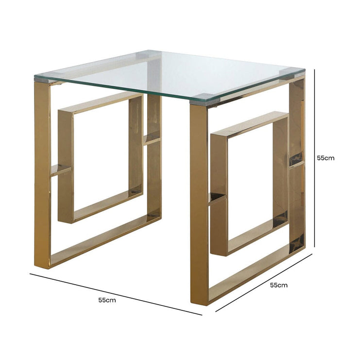 Value Apex Gold Metal End Table Side Table CIMC 