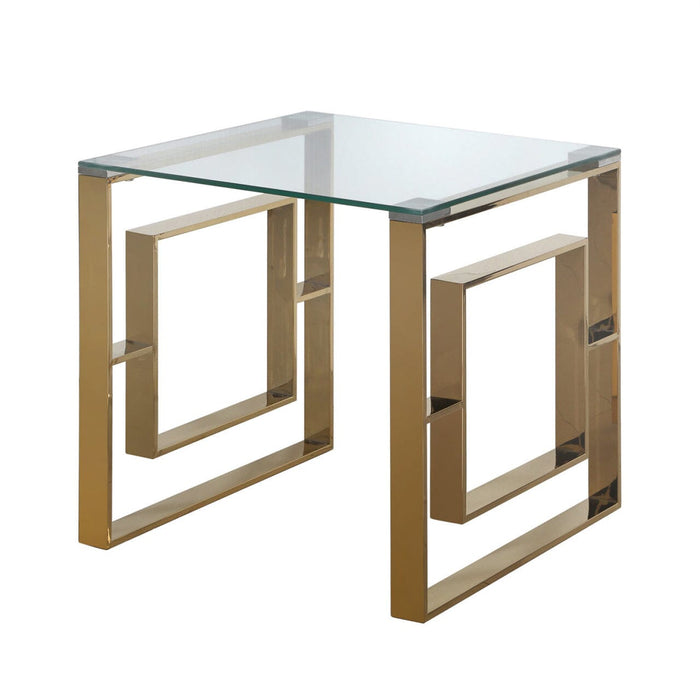 Value Apex Gold Metal End Table Side Table CIMC 