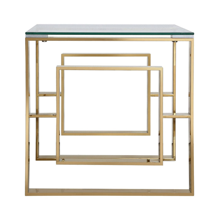 Value Apex Gold Metal End Table Side Table CIMC 