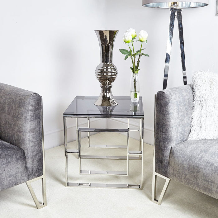 Value Apex Chrome End Table Side Table CIMC 