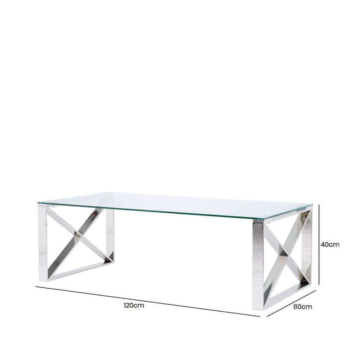 Value Zenith Stainless Steel Coffee Table Coffee Table CIMC 