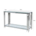 Cohen Steel Tubes and Glass Console Table Console Table CIMC 