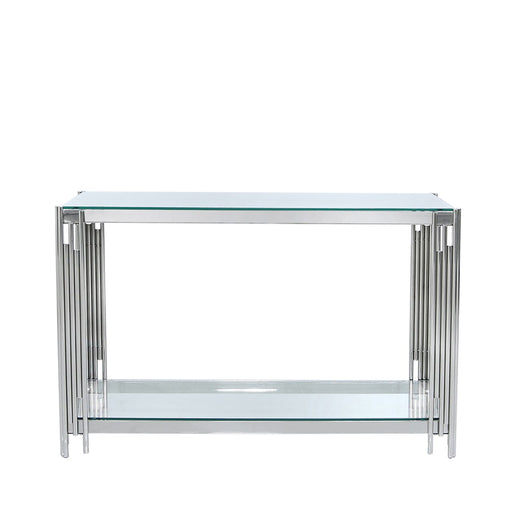 Cohen Steel Tubes and Glass Console Table Console Table CIMC 