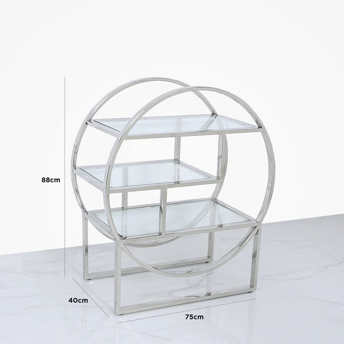 Value Logan Steel Tier Round Shelving Unit Shelving Unit CIMC 