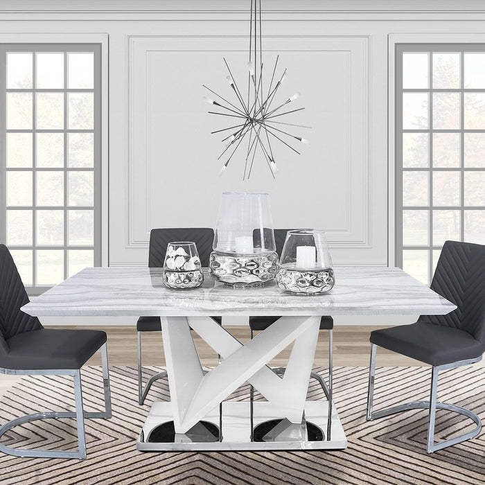 Amara Rectangle Marble Effect Dining Table Dining Tables CIMC 